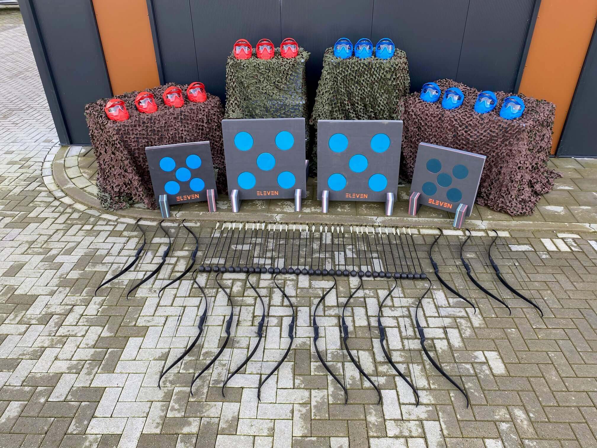 Archery tag groot pakket te huur (1) Archery tag pakket groot te huur