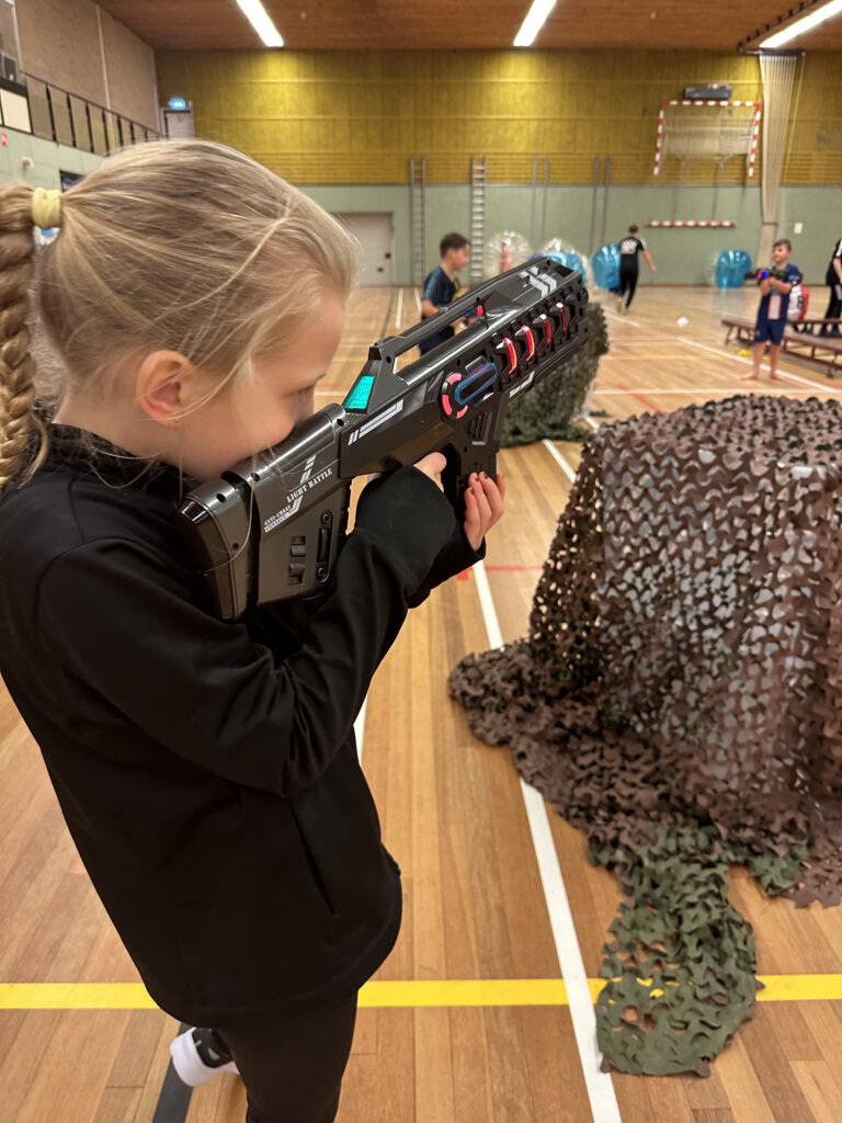 Lasergame schoolactiviteit