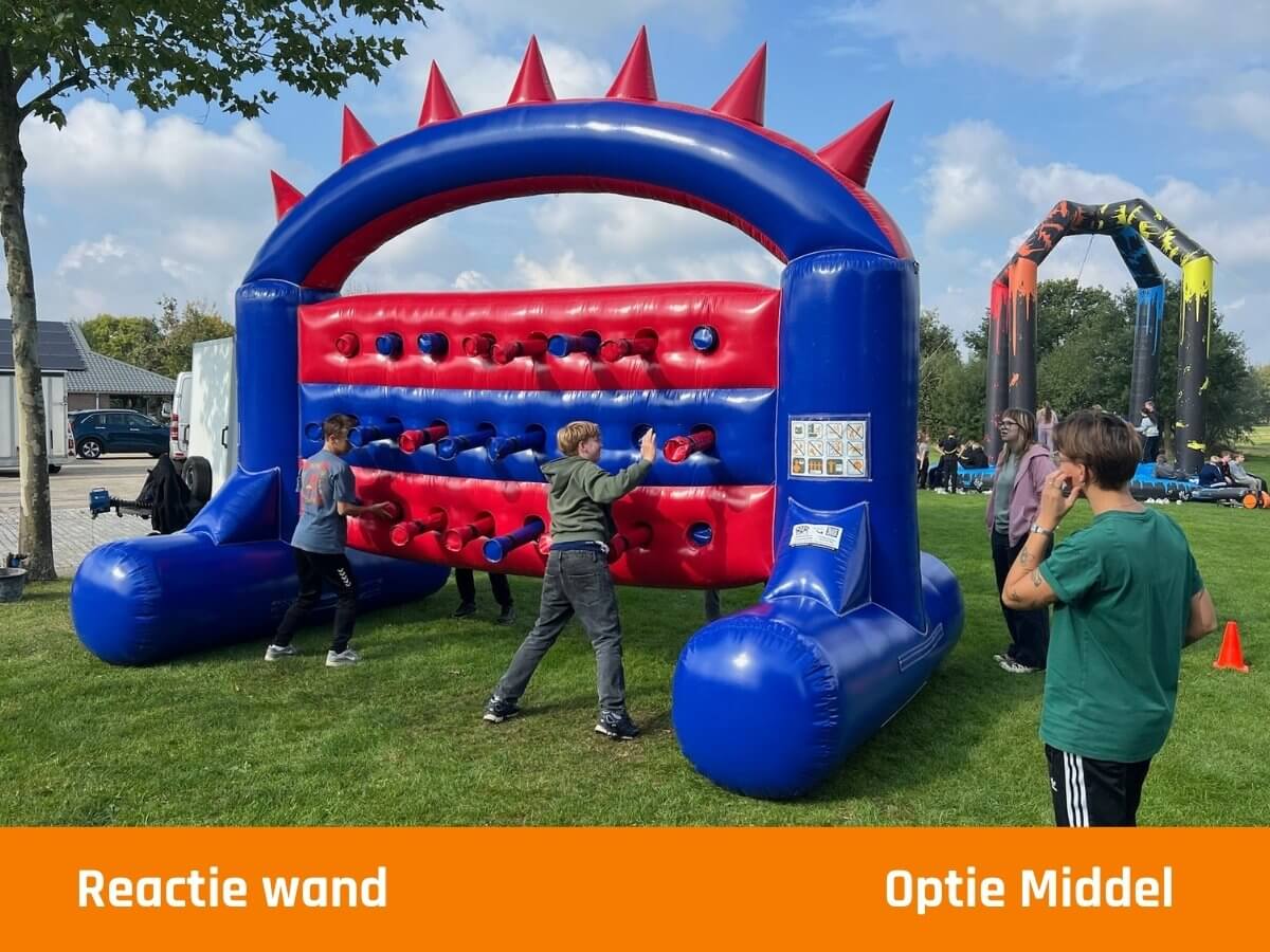 reactiewand-sportdag-westland De reactiewand op een sportdag in het Westland