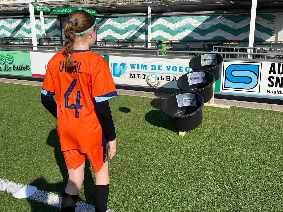 Punten schieten kinderfeestje FC 26 kinderfeestje